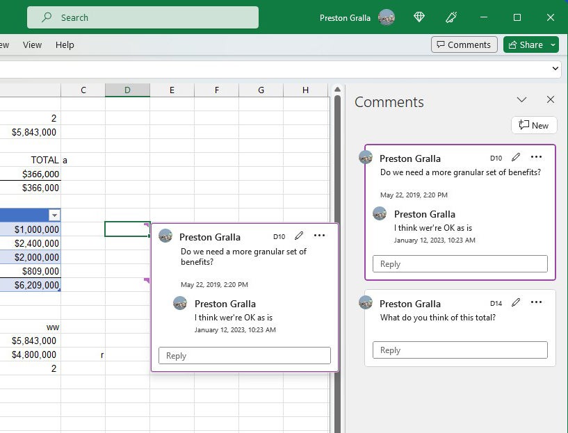 excel microsoft365 14 comments 2023