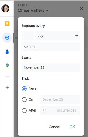 google tasks 05 repeat reminder