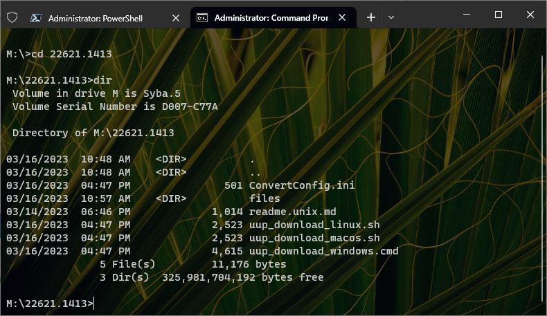 uup fig06 command prompt folder directory