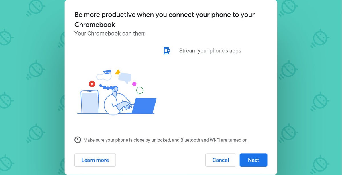 ChromeOS Android App Streaming
