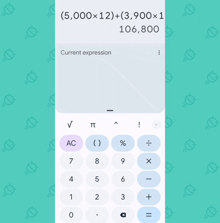 Google Pixel Calculator: Restore number