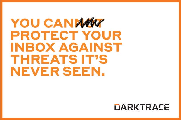 Image: Sponsored by Darktrace: EMAIL SECURITY FOCUSED ON YOU, NOT THE PAST