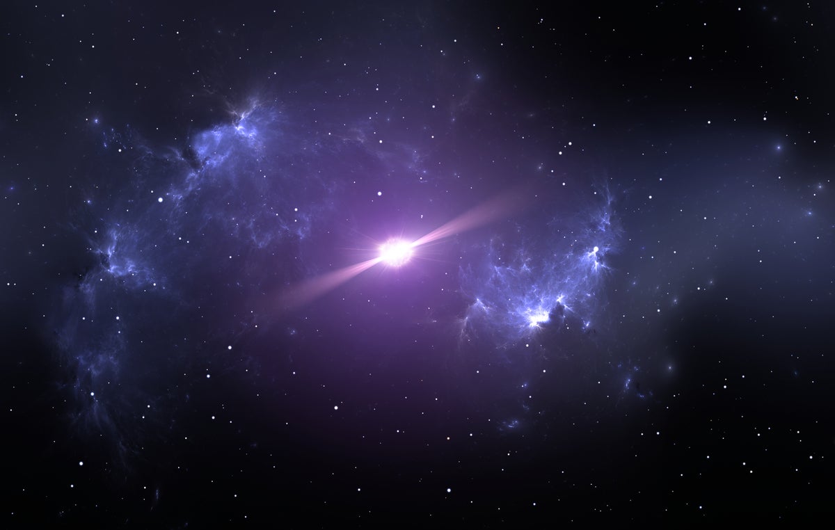 shutterstock 1009002379 pulsar or neutron star in the nebula