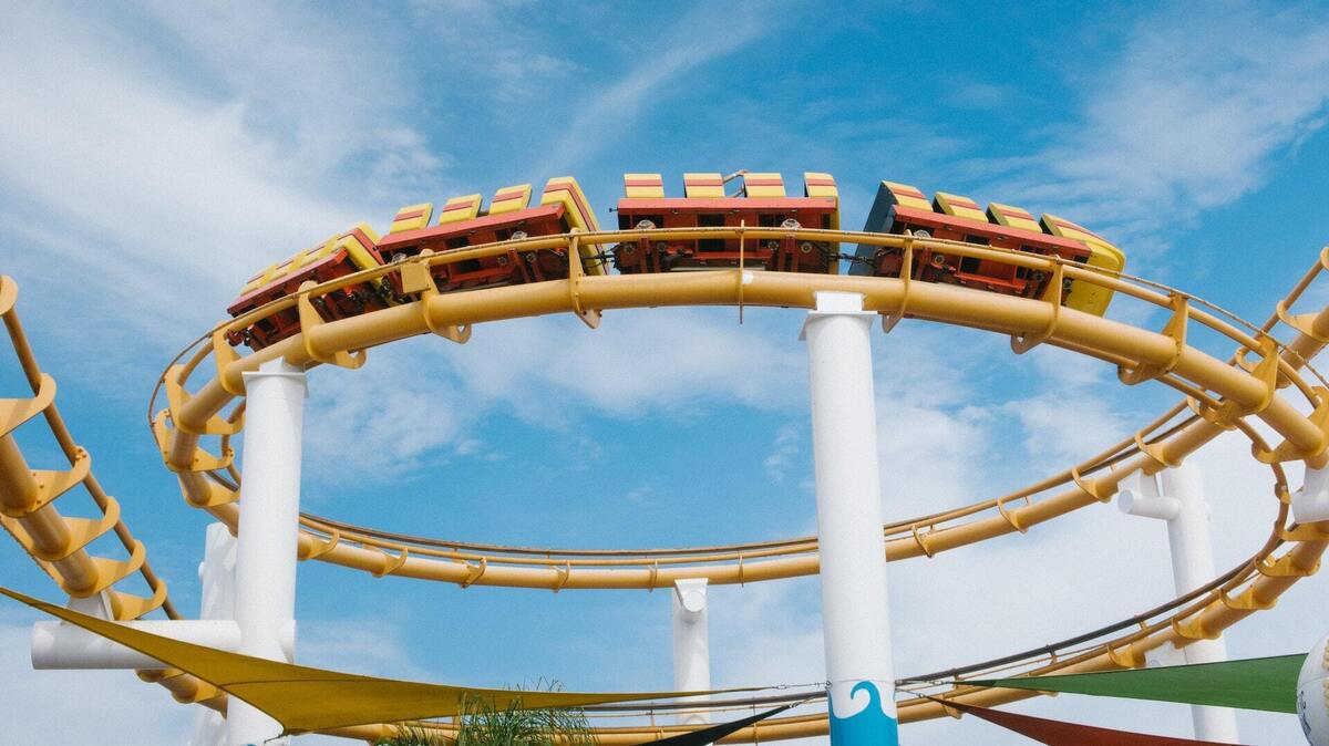 roller coaster loop by athena via pexels