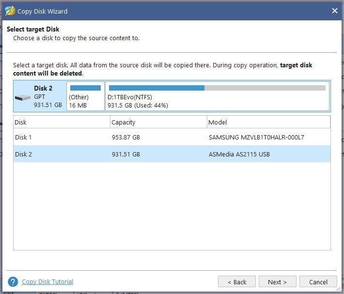 windows drive cloning fig02 minitool partition wizard select target disk