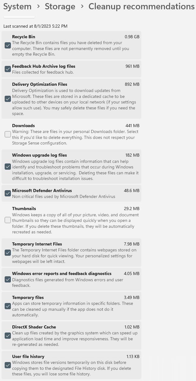fig3 win11 cleanup recommendations advanced