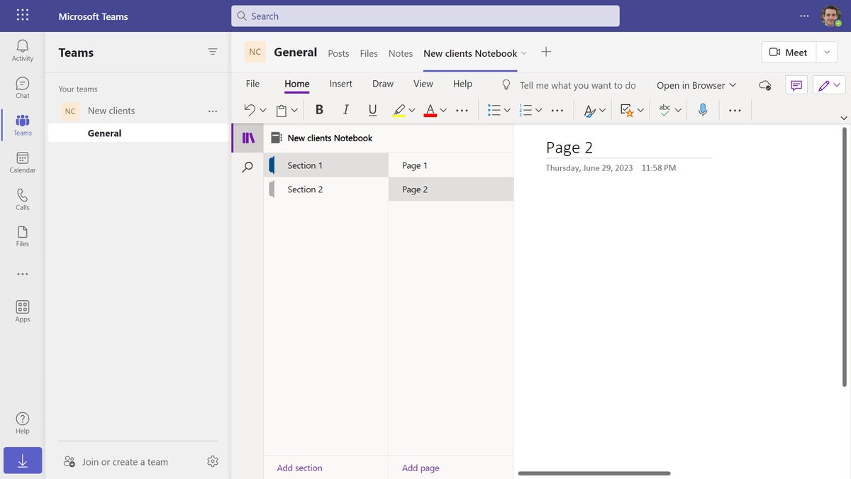 microsoft teams apps collab 08 onenote
