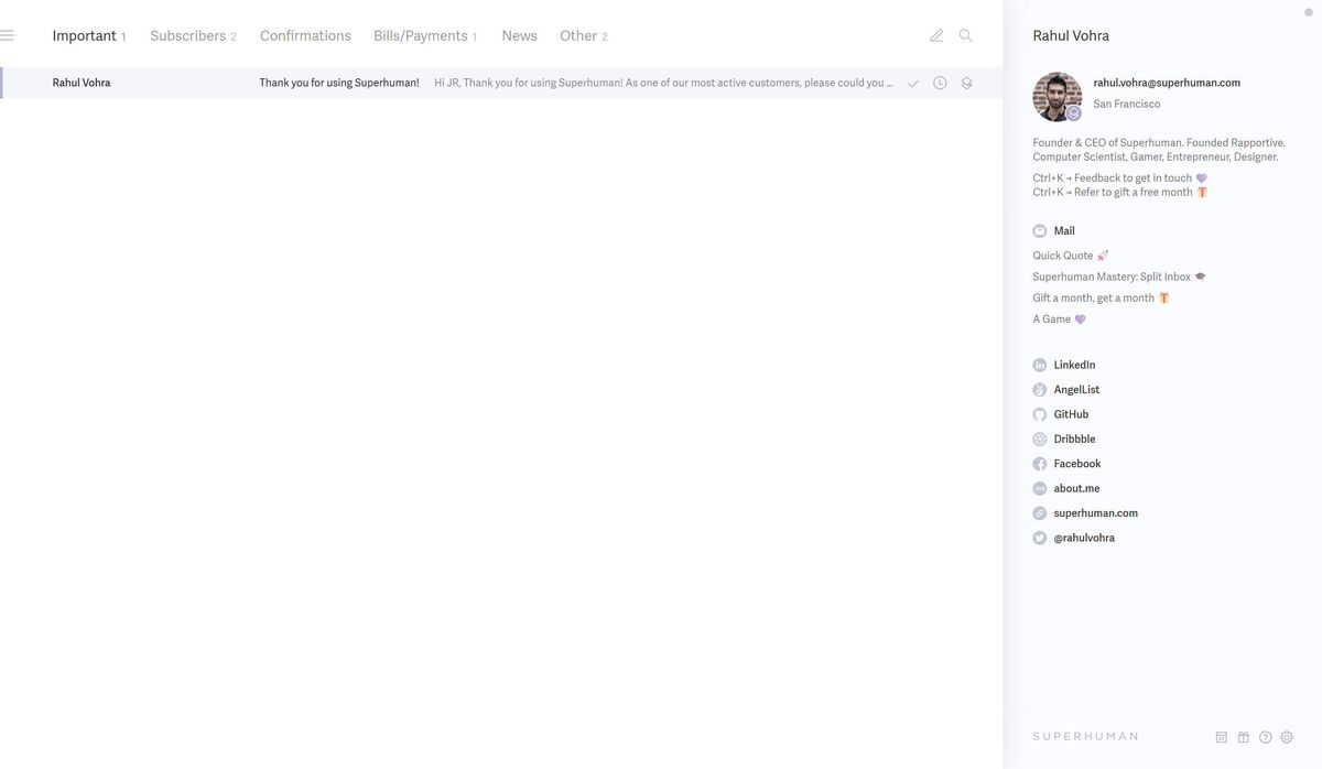 01 superhuman email interface