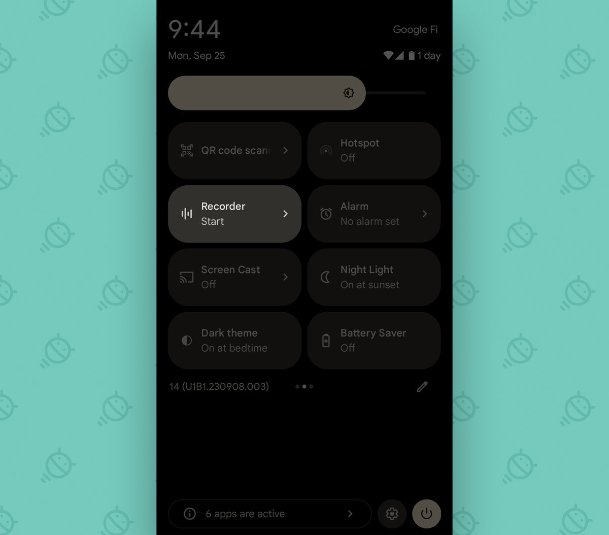 Google Pixel shortcuts: Quick Settings recorder