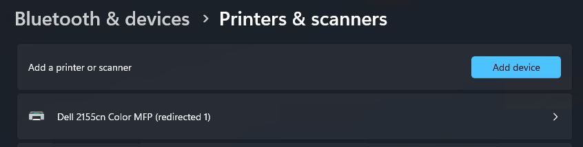 win11 add printer