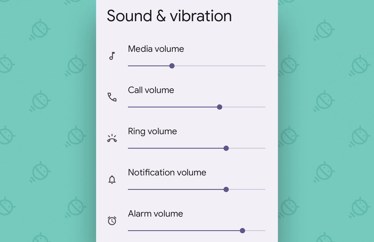 Android 14 Google Pixel: Ring and notification volume