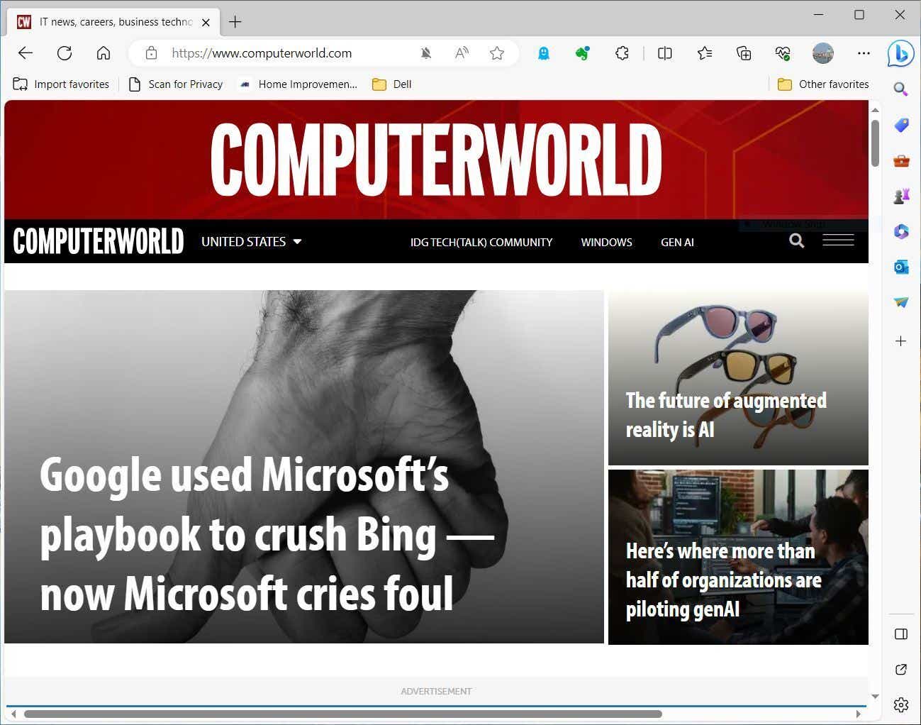 win10 edge browser