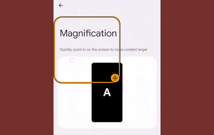 android 14 tips magnification