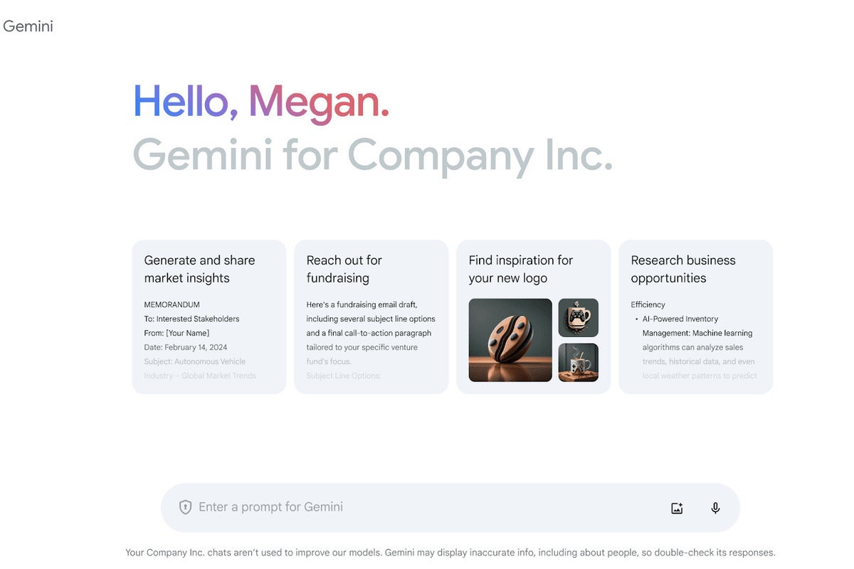 Google’s Gemini for Workspace expands genAI access to SMBs