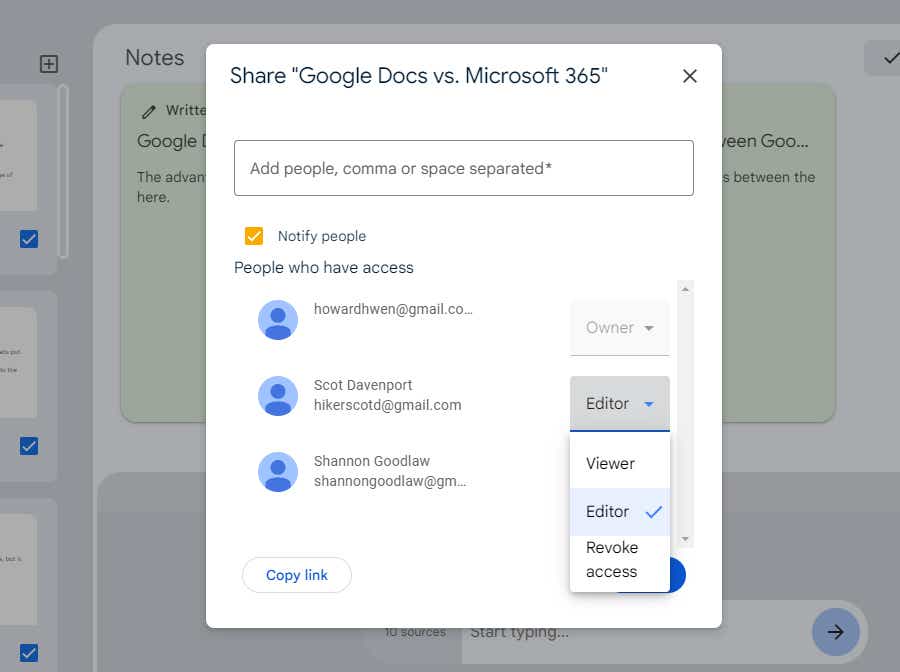 google notebooklm 12 share screen