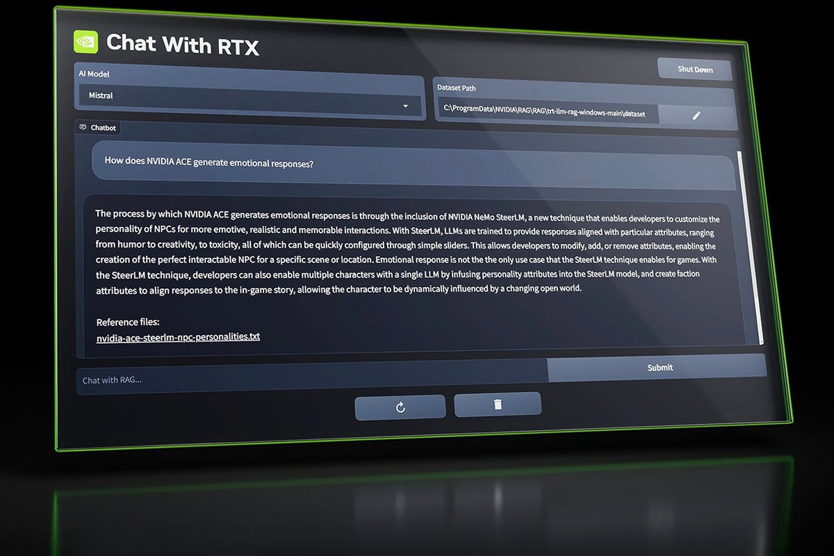 Image: Nvidia unveils âChat with RTX,â a personal AI chatbot for Windows