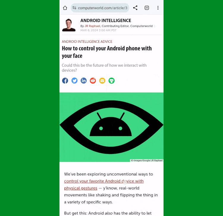 A hidden new twist to a top android chrome trick renews