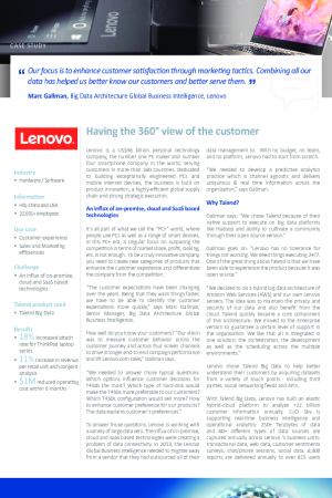 Having the 360 degree View of the Customer