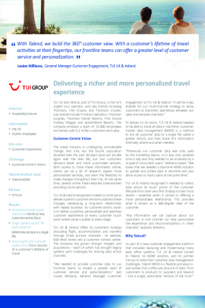 Delivering a Richer and More Personalized Travel Experience