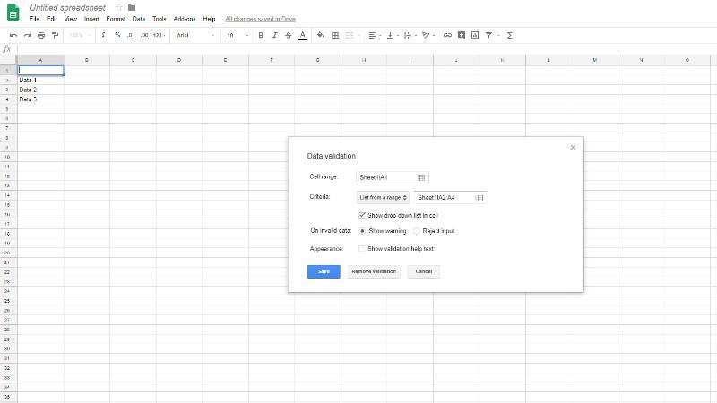 google sheets windows 10