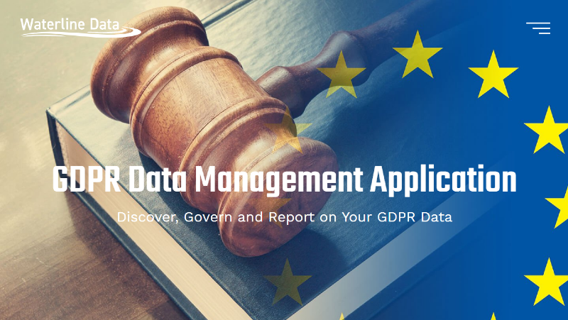 Waterline GDPR Data Management Application