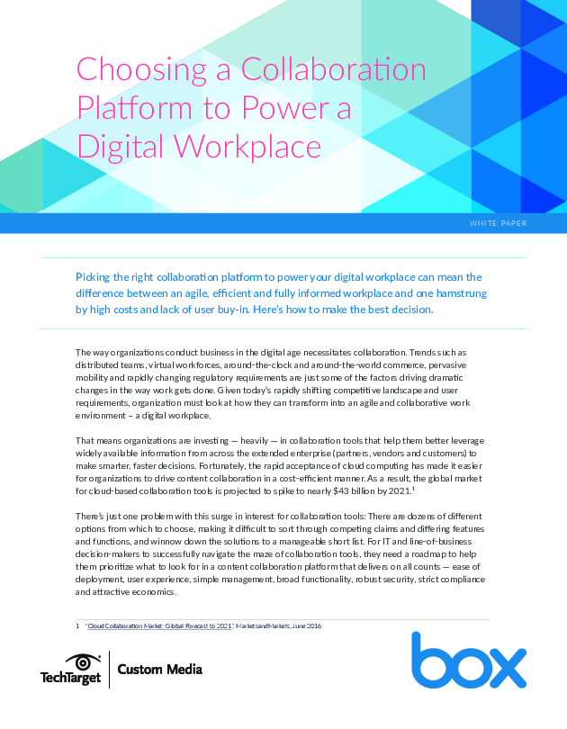 How to choose the best collaboration platform