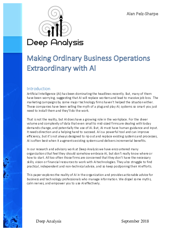 Augmented capture Deep Analysis report