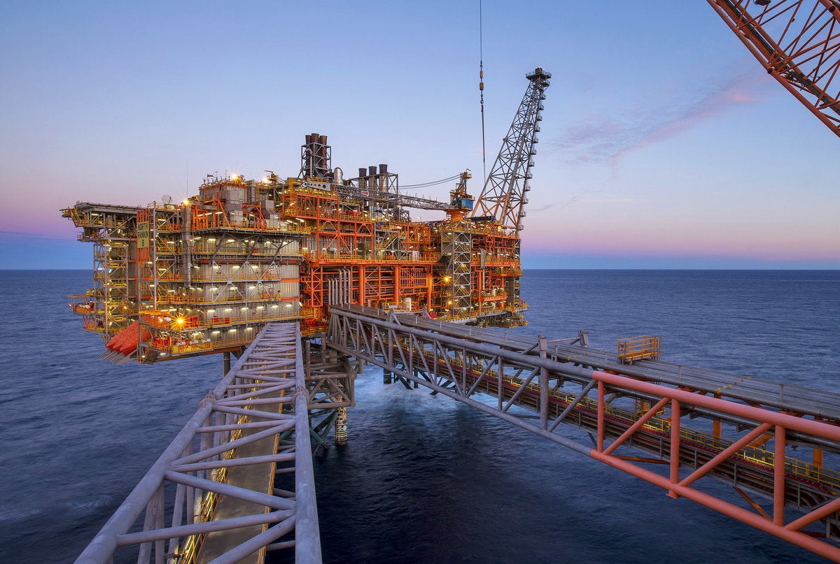 north rankin complex offshore oil drill rig