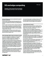 5G and Edge computing