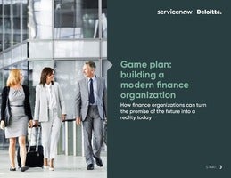 Game plan: building a modern finance organization