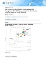 IDC MarketScape: Worldwide IT Project and Portfolio Management 2019–2020 Vendor Assessment — Coordinating Adaptive DevOps for Digital Innovation