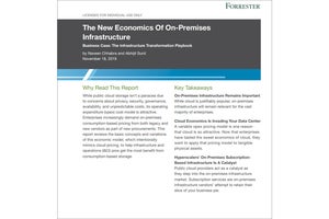 Forrester report on pay-as-you-go on-premises