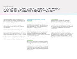 Document capture automation