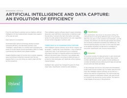 Artificial Intelligence and Data Capture