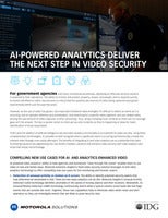 AI-Powered Analytics Deliver the Next Step in Video Security