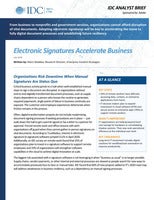 Electronic Signatures Accelerate Business