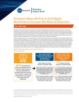 Empower Sales with End-to-End Digital Workflows to Increase Win Rates & Retention