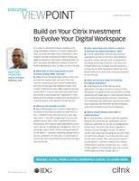 Integrating Security and Employee Experience with Citrix Workspace