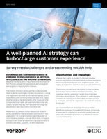 A well-planned AI strategy can turbocharge customer experience