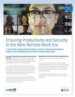 Ensuring Productivity and Security in the New Remote Work Era