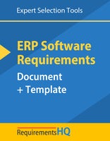Erp Software Requirements Document Template Cio