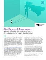 Go Beyond Awareness