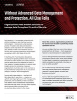 Without Advanced Data Management and Protection, All Else Fails
