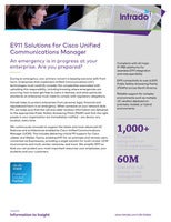 E911 Solutions for Cisco Unified Communications Manager