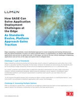 How SASE Can Solve Application Deployment Challenges at the Edge