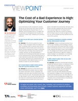 The Cost of a Bad Experience Is High: Optimizing Your Customer Journey