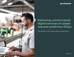 Delivering uninterrupted digital services at speed requires predictive AIOps