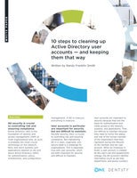 10个步骤来清理Active Directory