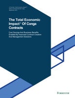 Forrester Report: The Total Economic Impact™ Of Conga Contracts