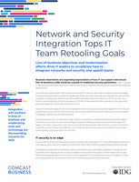 Network and Security Integration Tops IT Team Retooling Goals